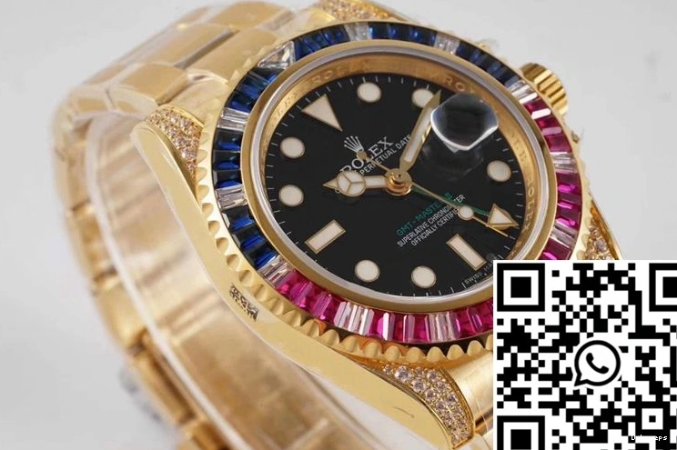 II Black Master Rolex Dial 116758 SAru-78208 Factory GMT ROF 0328